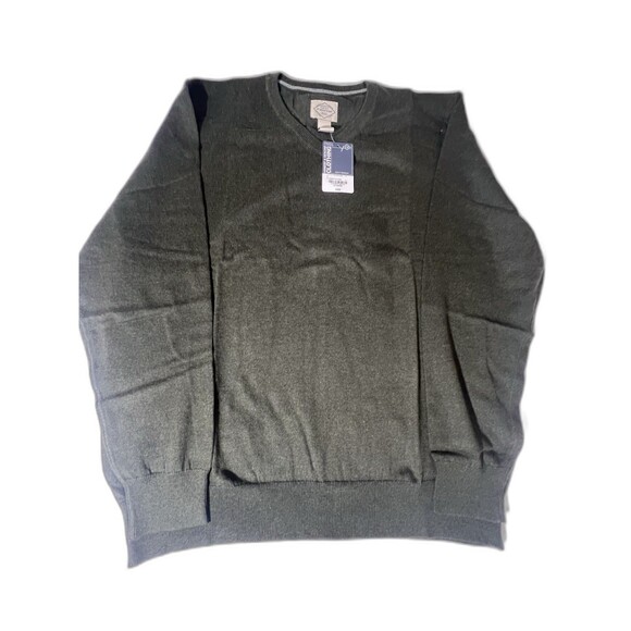 NWT St. John's Bay Forest Eclipse Long Sleeve V Neck Sweater Men's Size XL - Picture 1 of 10